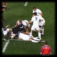 RWC Final McCaw at breakdown as ref look on
